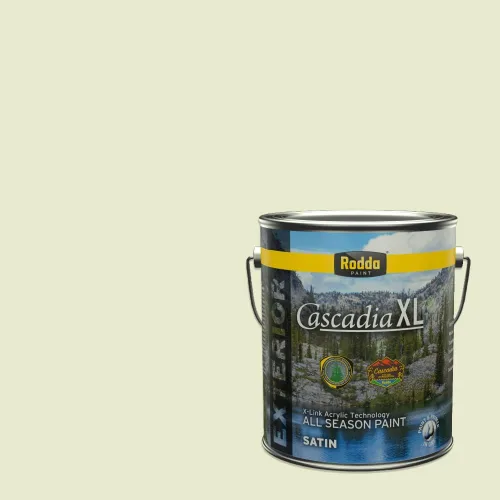 Vista 135 de Rodda Paint CASCADIA XL Pintura e imprimación satinada exterior en uno, cuarto de galón, resistencia industrial