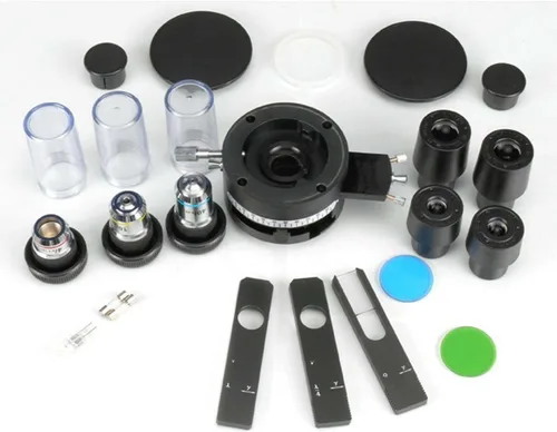 Vista 2 de AmScope PZ200BA Microscopio binocular polarizador, 40X-640X