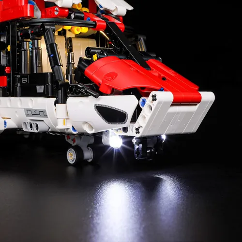 Vista 8 de BRIKSMAX Kit de iluminación LED para LEGO-42145 Airbus H175 Rescue Helicopter - Compatible con el modelo de bloques de construcción Lego Technic