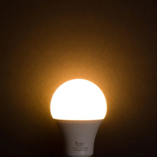 Vista 8 de Simba Lighting LED A19 Dusk to Dawn 6W 120V Outdoor Bulbs E26 2700K, 2 Pack With Photocell Sensor Smart Auto On and Off, 40W Replacement for