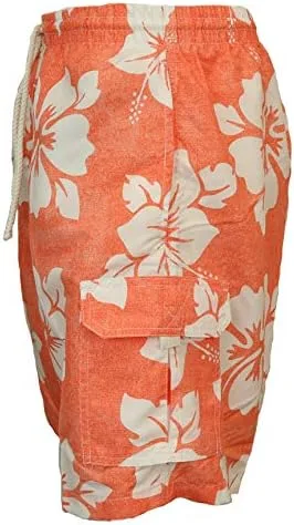 Vista 2 de Surf Ave Traje de baño clásico largo para hombre, sin ojales