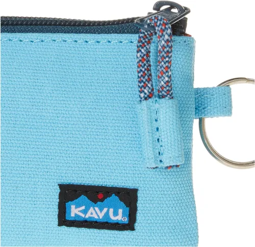 Vista 29 de KAVU Stirling Cartera delgada de lona de algodón con cremallera de doble cara