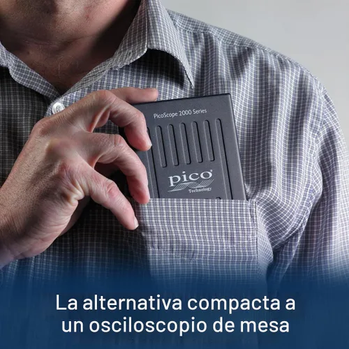 Vista 5 de Pico Technology PicoScope 2204A Osciloscopio 2 canales 10 MHz Ancho de banda USB