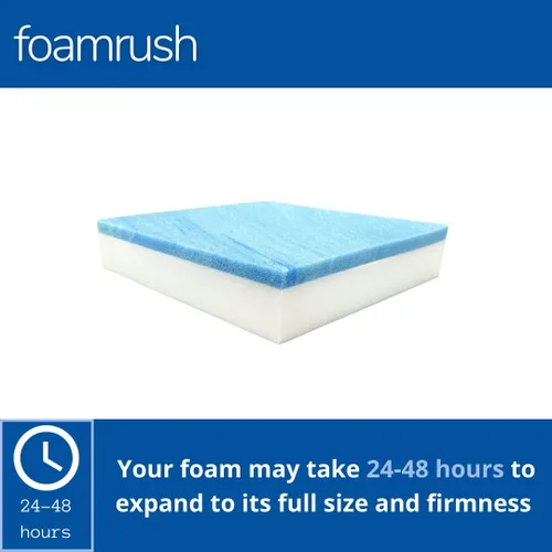 Vista 18 de FoamRush Espuma de tapicería de 1 x 22 pulgadas de ancho x 24 pulgadas de largo, espuma firme de alta densidad de apoyo suave