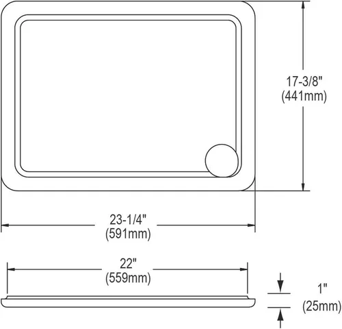 Vista 2 de Elkay LKCBEG2217HW Tabla de cortar de madera dura
