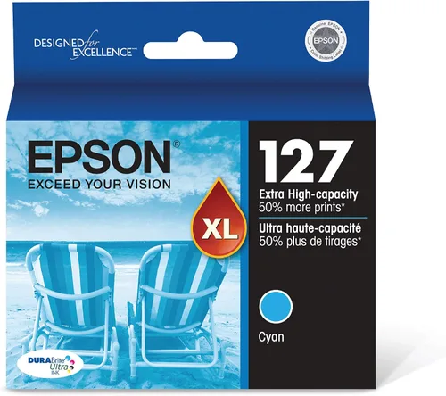 Vista 2 de Epson 127 cartuchos de tinta DURABrite Ultra para NX-530, NX-625, WF-3520, WF-3530, WF-3540, WF-545, WF-60, WF-630, WF-633, WF-635, WF-645, WF-7010