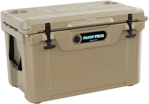 Vista 13 de Frosted Frog Enfriador aislado rotomoldeado de 45 cuartos de galón