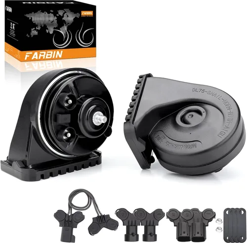 Vista 12 de FARBIN Bocina de Reemplazo para Bocina de Auto Ford Compatible con Ford f150 f250 focus con Convertidor de Enchufe 1 a 2