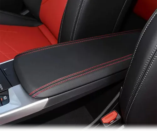 Vista 40 de Accesorios interiores personalizados para Lexus RX350 2010 2011 2012 2013 2014 2015 Cubierta de caja de reposabrazos tapa de consola central, cojín