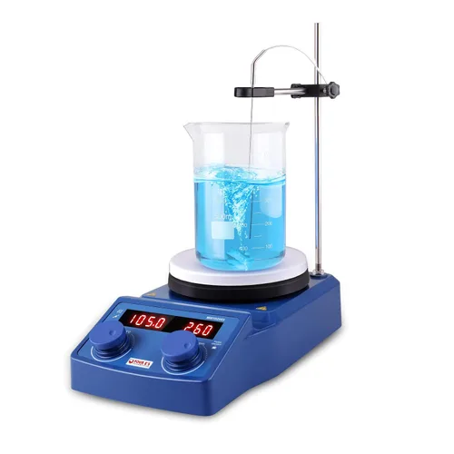 Vista 8 de FOUR E'S SCIENTIFIC Placa caliente con agitador magnético de 5 pulgadas, temperatura máxima 280℃/536°F Capacidad máxima de agitación 5L