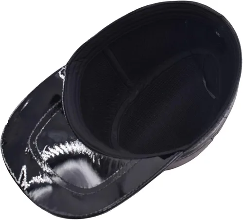 Vista 6 de Yosang Civil War Kepi Union Army Gorra de cuero de vaca US North Soldier Hat