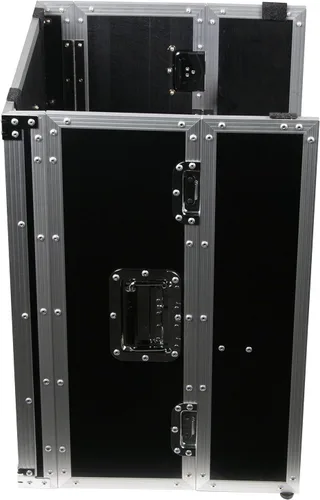 Vista 4 de Soporte plegable para DJ de 19" de ancho x 26" de alto Sets up in seconds, compact for transport, sturdy performance platform, ideal for mobile
