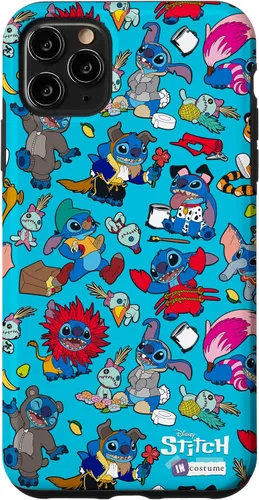 Vista 13 de iPhone 16 Disney 100 Stitch in Costume Disney Characters and Scrump Case