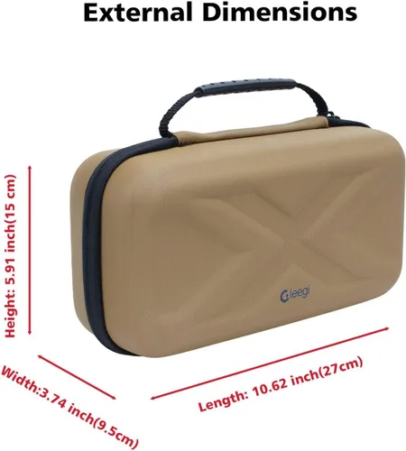 Vista 4 de Funda de almacenamiento de engranajes compatible con ELECOM NESTOUT Banco de energía resistente y linterna LED para campamento al aire libre y mini