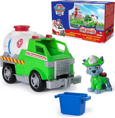Vista 10 de AW Patrol Fire Rescue: Chase Rescue Fire Cruiser Vehicle with Action Figure