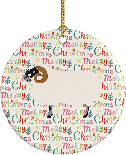 Vista 152 de Caroline's Treasures Adorno de cerámica de avestruz común para árbol de Navidad, decoración colgante para el hogar, Navidad, vacaciones, fiesta