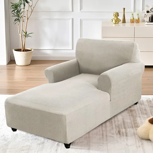 Vista 6 de ele ELEOPTION Funda para sillón con brazo elástico para sofá para perros y mascotas, muebles de dormitorio, funda para sofá diván, lavable