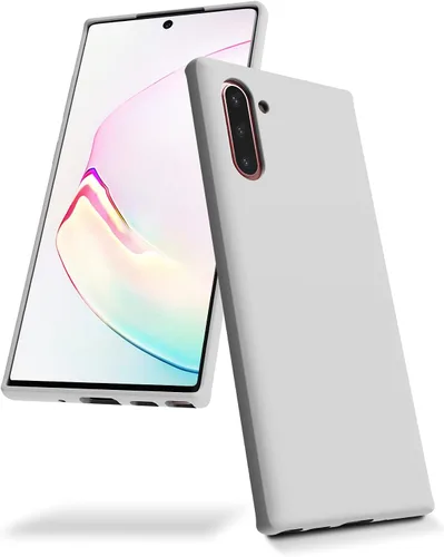 Vista 11 de GOOSPERY Funda de silicona líquida para Galaxy Note 10 (2019) Silky-Soft Touch Full Body Protection Funda a prueba de golpes con forro de microfibra