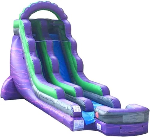Vista 24 de TentandTable Tobogán acuático inflable para niños y adultos, diversión acuática gigante de grado comercial, incluye soplador de aire eléctrico, 35