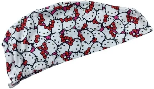 Vista 6 de Cute Kitty Euro Scrub - Gorra de trabajo ajustable para mujer