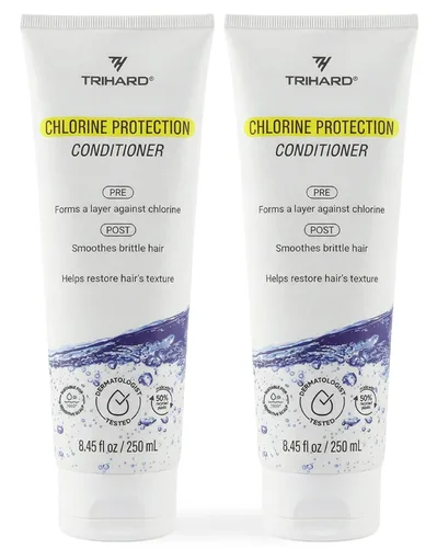 Vista 9 de TRIHARD Acondicionador de natación premium Defensa pre y post cloro Lujosa nutrición para el cabello