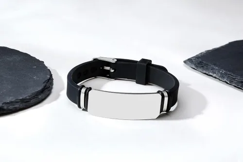 Vista 5 de HOMLIFPER WWJD HWLF - Pulsera de goma ajustable para hombres y mujeres, Qué haría Jesús Le encantará primero! Recordatorio inspirador de joyería