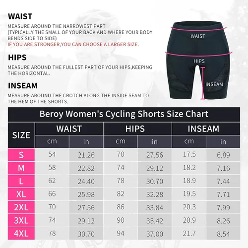 Vista 6 de beroy Pantalones cortos de ciclismo para mujer