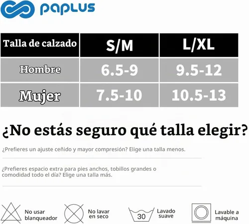 Vista 3 de Calcetines de compresión para correr con corte bajo en el tobillo (6 pares) para hombres y mujeres negro (6 pares)