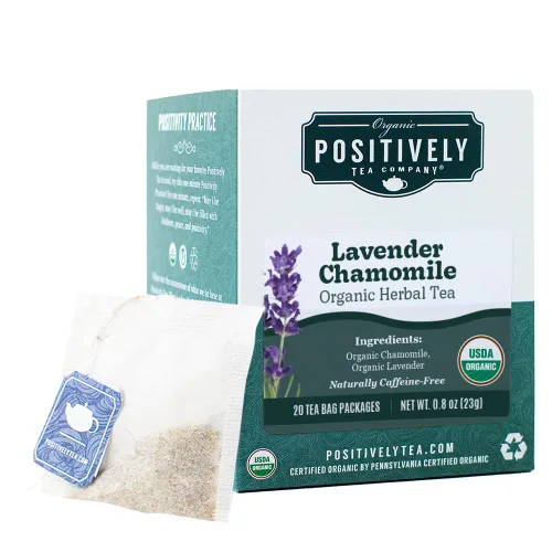 Vista 28 de Bolsas de hojas sueltas para té. Orgánicas por USDA. Positively Tea LLC.