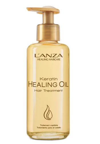 Vista 8 de L'ANZA Keratin Healing Oil Hair Treatment Repairs Dry, Damaged Hair, Split Ends, Smooths Flyaways, Adds Silky Shine, Color Safe Anti Frizz, Heat &
