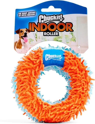 Vista 9 de Chuckit! ¡Tíralo! Juguete de perro ardilla interior Juguete interactivo para perros para aburrimiento y juego de búsqueda en interiores con diseño