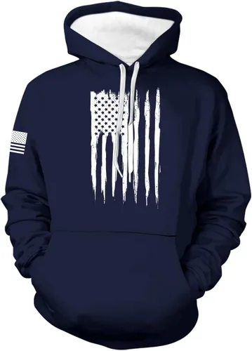 Vista 2 de DuDubaby Sudadera con capucha para hombre, con estampado gráfico de moda, holgada, manga larga, con capucha