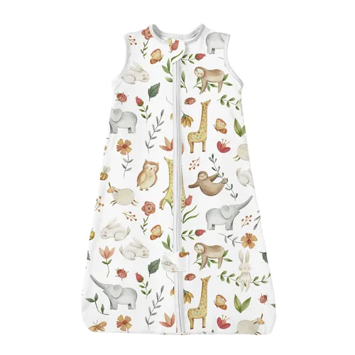 Vista 53 de TotAha - Saco de dormir para bebé de 0 a 3 meses, paquete de 3 unidades, ligero, súper suave y seguro, manta vestible para bebé, bolsa de dormir