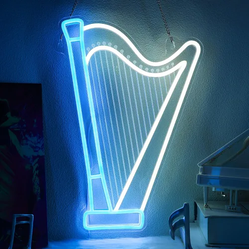 Vista 19 de CoolGift Mart Letrero de neón de guitarra bajo, luz LED regulable de guitarra bajo para decoración de habitación con alimentación USB, decoraciones
