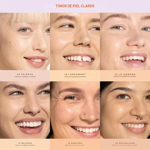 Vista 6 de Tower 28 Base de maquillaje con SPF 30, protector solar tintado SunnyDays 05 FAIRFAX