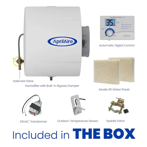 Vista 7 de AprilAire 400 Humidificador para toda la casa, humidificador automático para ahorrar agua, humidificador de gran capacidad para toda la casa