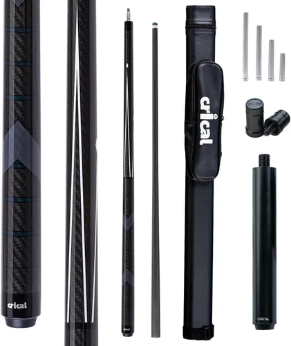 Vista 27 de CRICAL Carbon Fiber Pool Cue Stick 58in Low Deflection Billiard Cue