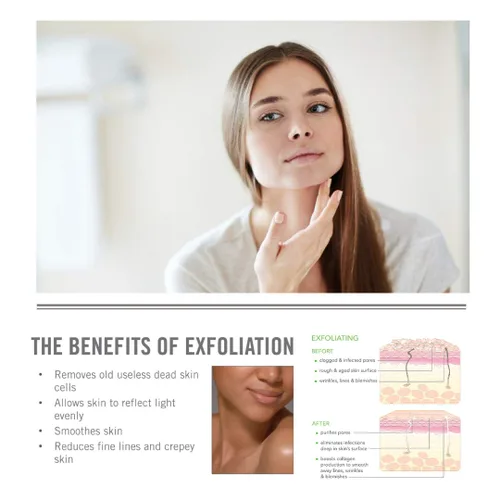 Vista 6 de Hyalogic Suero de ácido láctico al 10% para la cara con ácido hialurónico y aceites esenciales, exfoliante facial no abrasivo, para una piel más