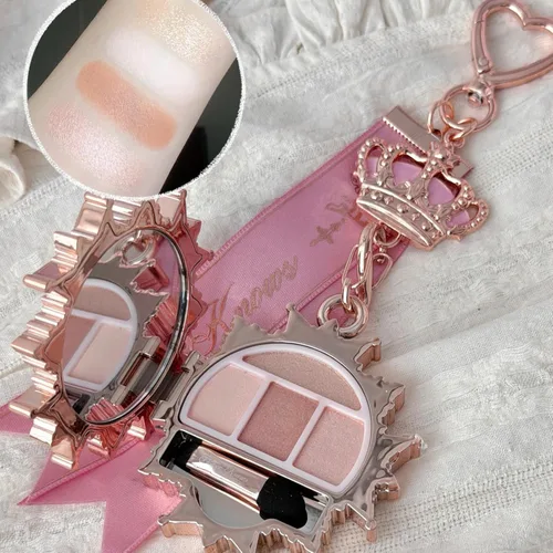 Vista 8 de Flower Knows Knight Unicorn - Paleta de sombras de ojos y dije para bolsa 01 Cinta Rosa