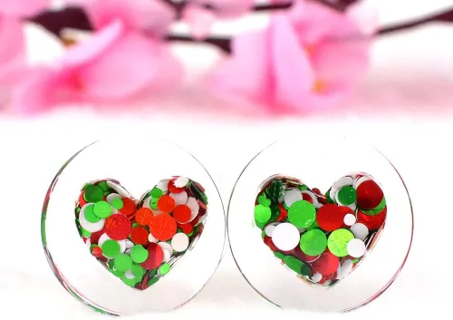 Vista 7 de 4 unidades2 pares de dilatadores acrílicos para el oído y los dilatadores de piercing para el cuerpo, joyería para el cuerpo, dilatador