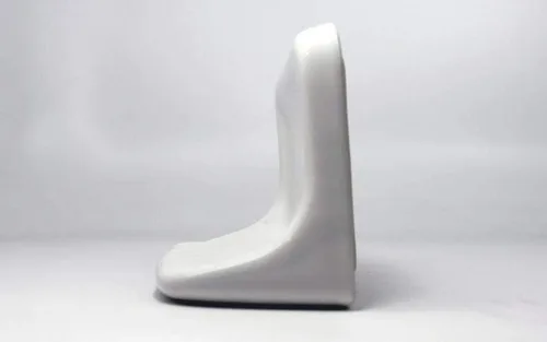 Vista 2 de Squarefeet Depot Accesorio de baño Jabonera de ducha de cerámica blanca Thinset Mount 6-1/2 "x 4-7/8