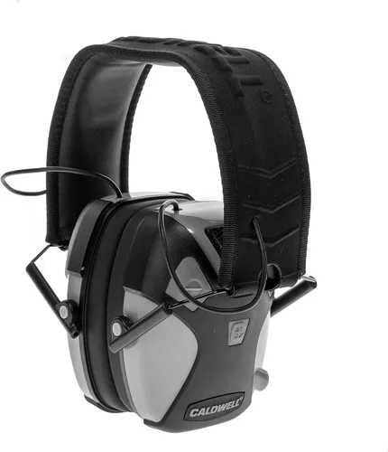 Vista 5 de Caldwell E-Max Pro Electronic Hearing Protection Earmuffs Sound Amplification, Low Profile, for Range Shooting, Hunting