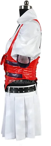 Vista 3 de Disfraz de cosplay púrpura Jin para Batman Arkham Asylum Harley Quinn