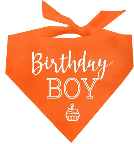 Vista 13 de Bandana de cumpleaños para niño con cupcakes para perro, 100% algodón, fabricada en Estados Unidos, cumpleaños, Pawty, tema de fiesta, suministros