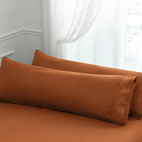 Vista 17 de Aormenzy Fundas de almohada de microfibra, tamaño estándar, calabaza Calabaza Caramelo