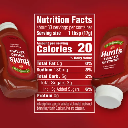 Vista 6 de Hunt's Ketchup de tomate, 20 oz