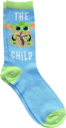 Vista 3 de STAR WARS JuniorsLadies Baby Yoda Crew Socks 5 Pair Pack Size 4-10