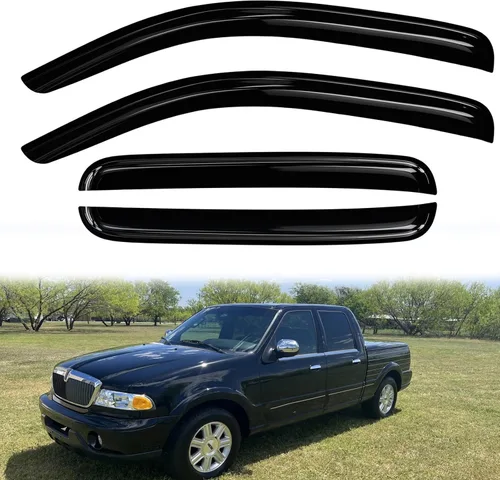 Vista 76 de 4 protectores de lluvia para Chevy Equinox 2010-2017, viseras de ventana, deflectores, parasoles, cinta de ventilación en canal hacia fuera