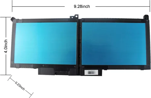 Vista 5 de 60Wh F3YGT - Batería de repuesto para laptop Dell Latitude 7480 7490 2X39G Dell Latitude 7280 7390 7480 7490 7380 7290 12 13 14 7000 P29S002 P73G002