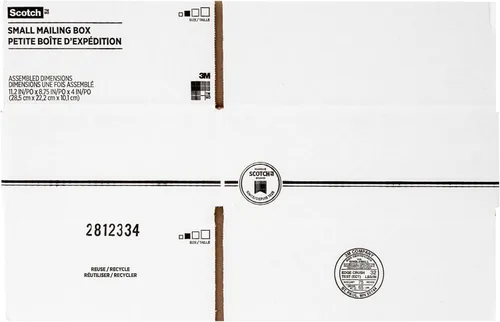 Vista 4 de Scotch Buzón de correo 8004-SHIP-XSM, 12 paquetes por caja